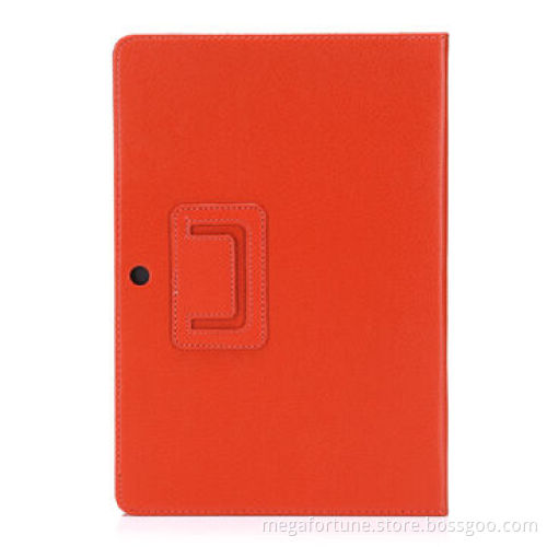 Flip Stand PU Leather Case for Samsung Galaxy Tab10.1-inch N8000, with Microfiber